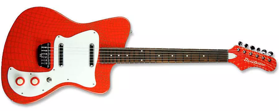 67 Heaven Guitar - Orange Aligator FInish